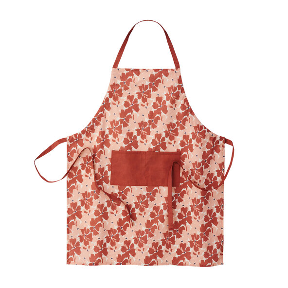 Japanese kitchen apron, set of 2, pink