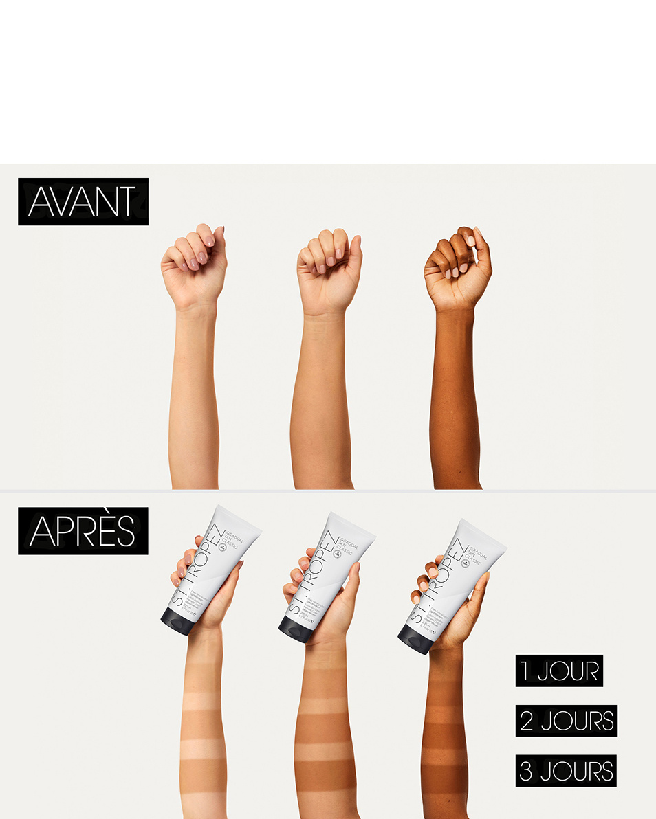 ST.TROPEZ GRADUAL TAN KLASICKÉ SPÄŤUJÚCE OPAĽOVACIE TELOVÉ MLIEKO ĽAHKÉ/STREDNÉ