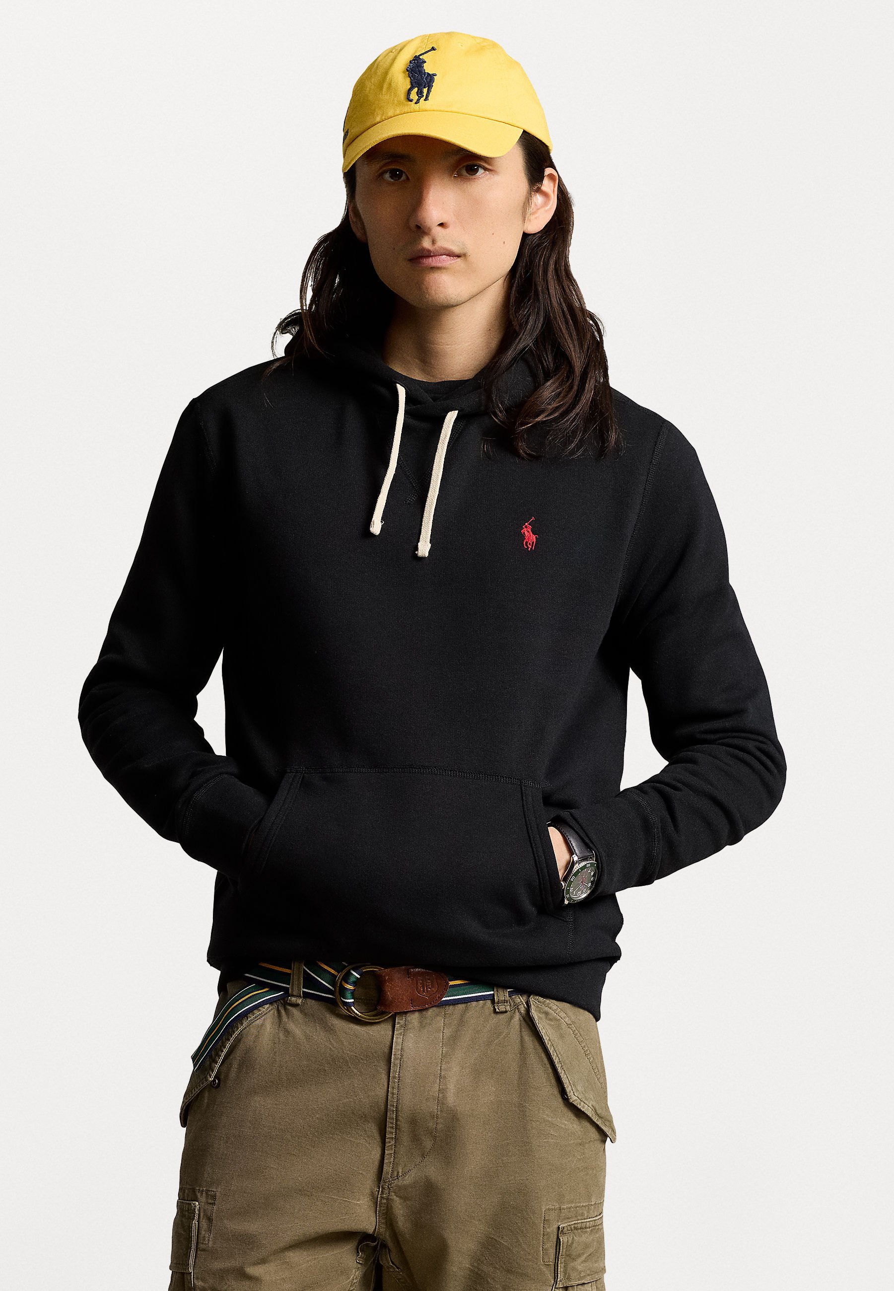 Felpa con cappuccio Polo Ralph Lauren THE RL - nera