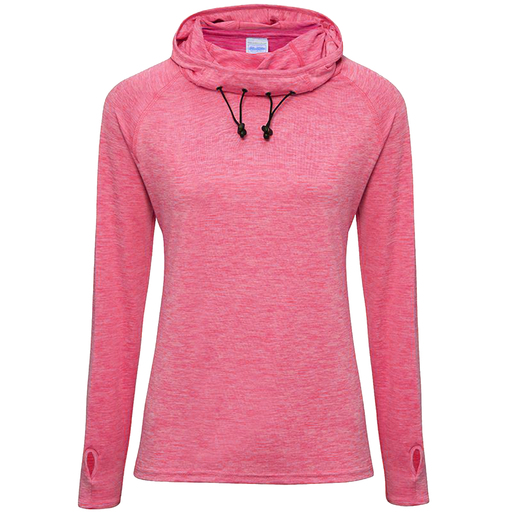 Sudadera Fina Con Cuello Chimenea Con Capucha Awdis
