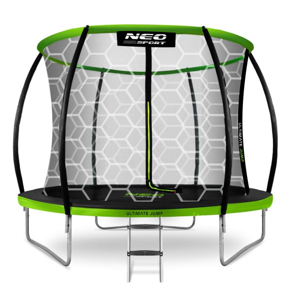 Trampolina ogrodowa z siatką wewnętrzną Neo-Sport 252cm 8ft