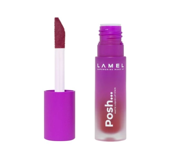 Lamel Posh Matte Liquid Lip Stain pomadka do ust 408 Passion Pink 4ml