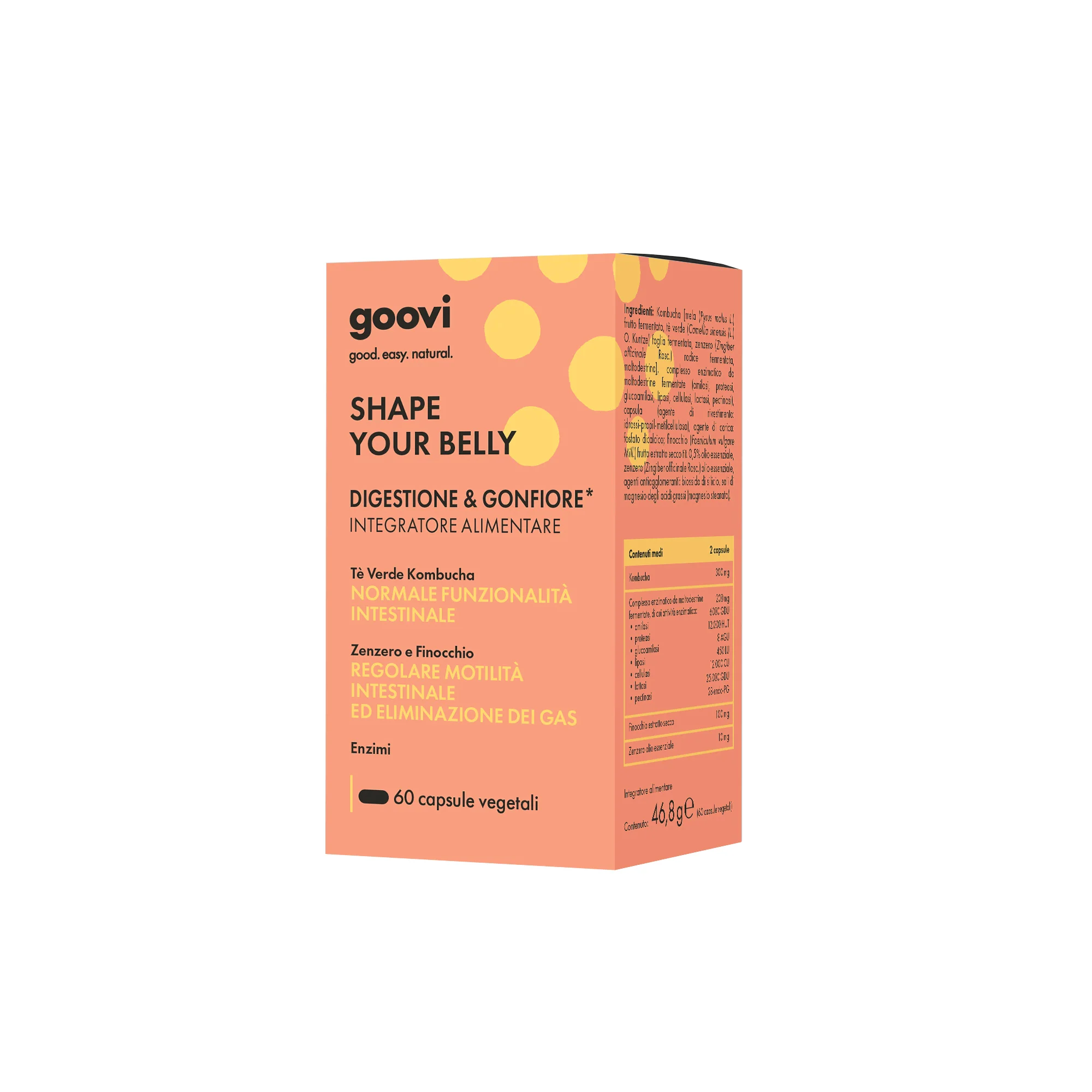 Integratori Alimentari Integratore Digestione & Gonfiore SHAPE YOUR BELLY - Integratore Digestione e Transito Intestinale