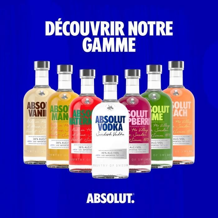 Absolut - Vodka sueco original - 40,0% vol. - 100 cl