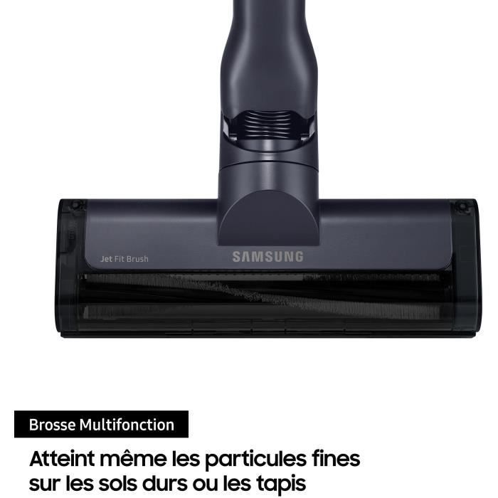 SAMSUNG VS15A6031R4 Jet 60 Turbo - Draadloze steelstofzuiger - 150 AW - Multicyclonische zuigkracht - HEPA-filtratie - Gebruiksduur van 40 min.