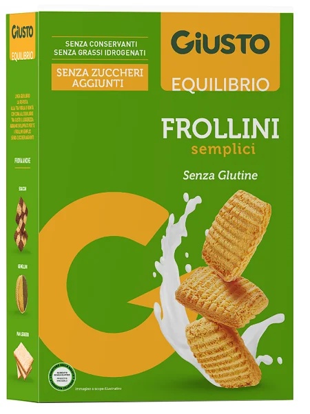 GIUSTO Glutenfreie Kekse, 250 g, ohne Zuckerzusatz