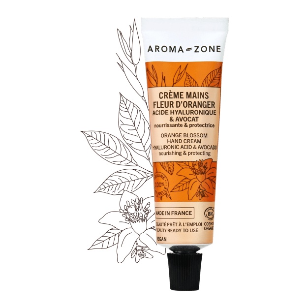 Handcreme mit Hyaluronsäure und Bio-Avocado – Orangenblüte