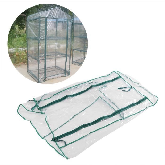 Invernadero de jardín VVIKIZY - 69x49x126cm - PVC de alta calidad - Impermeable y resistente a los rayos UV