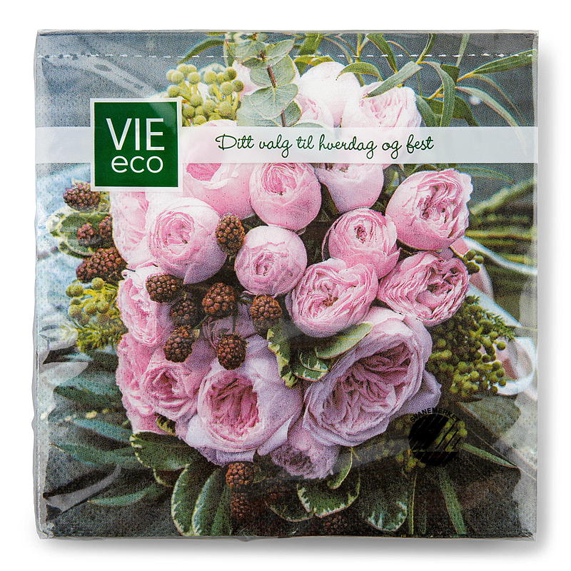 Vie Eco Servietter 20-pakning 33x33 cm, Vår