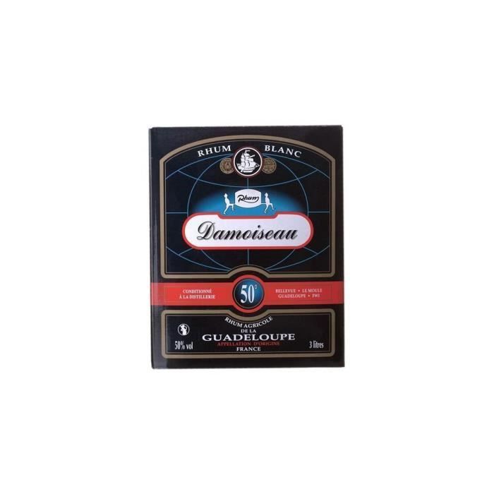 Damoiseau Rum – Weißer Agrarrum – Guadeloupe – 50 % Vol. – 300 cl Bag-in-Box