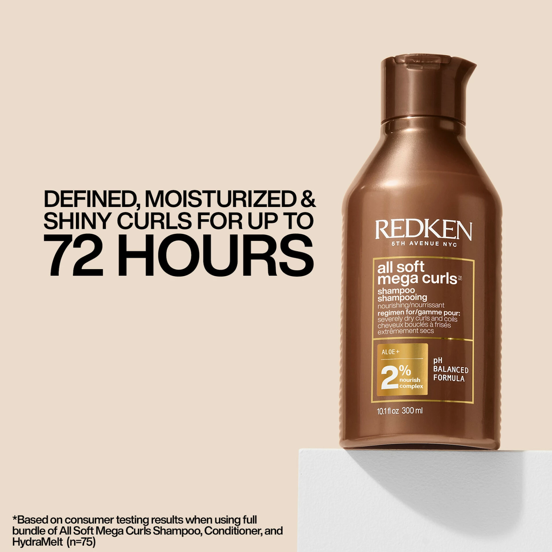 „All Soft Mega Curls“ šampūnas plaukams, 300 ml - „Redken“