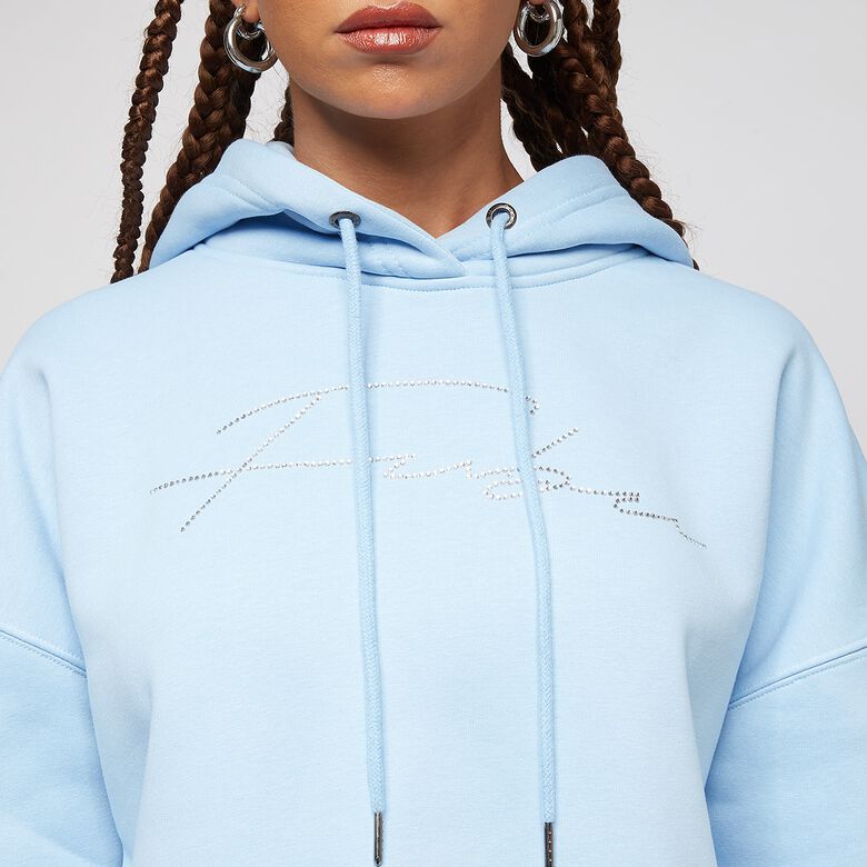 Hoodie met strass-steentjes