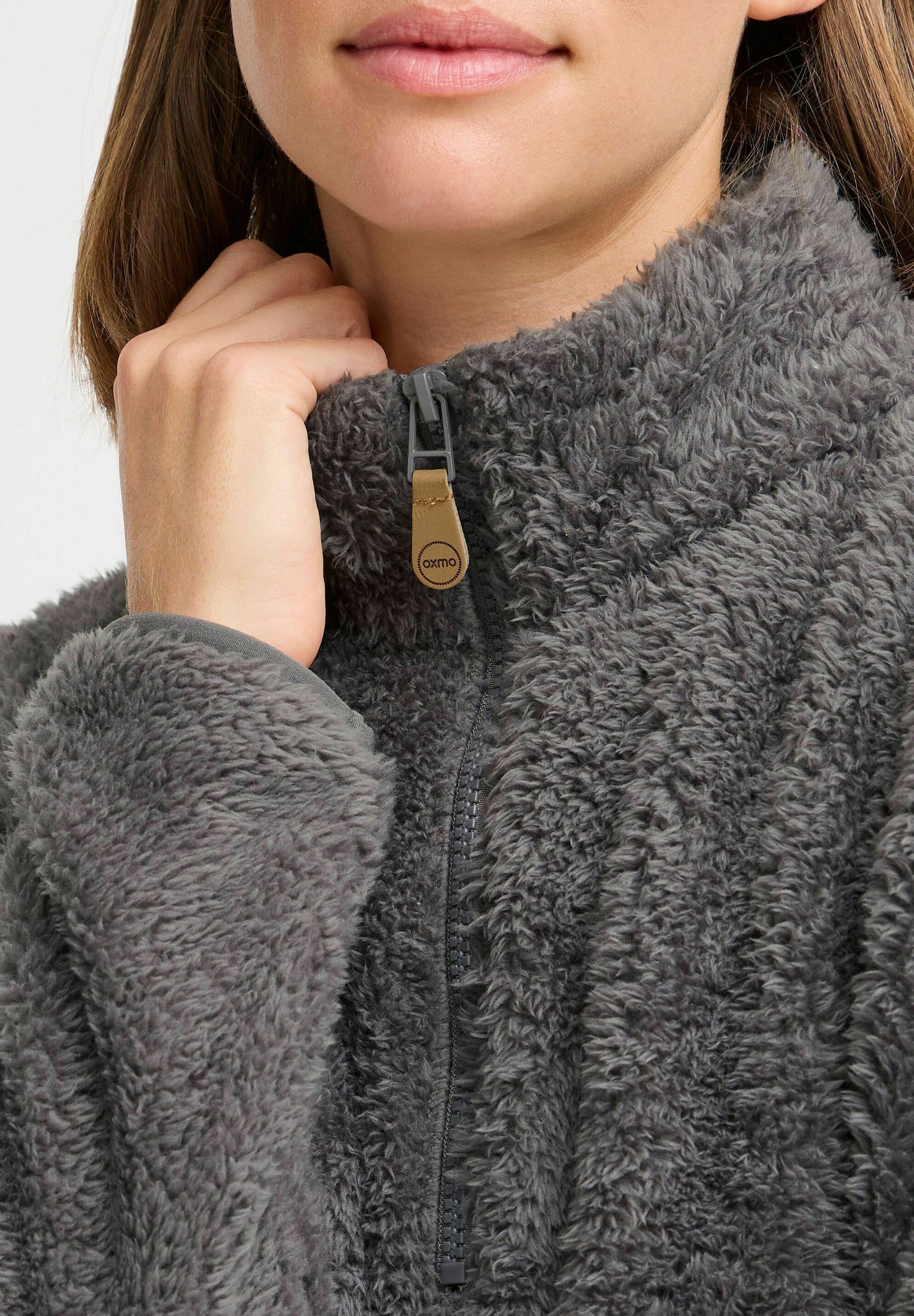 Oxmo OXTELSONIA FLEECE - Maglione in pile - castlerock