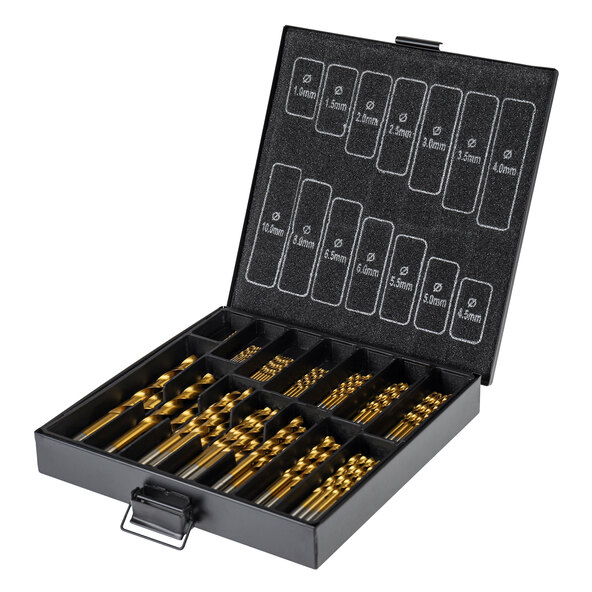 Set burghie spiralate HSS, 99 piese.