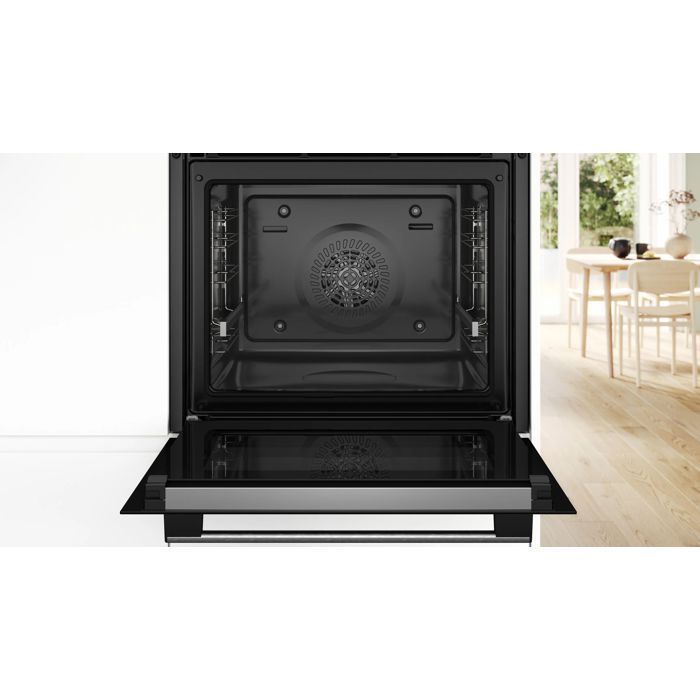 Forno pirolitico - BOSCH SER6 HBG578ES7F - 71 l - AutoPilot 30 - Aria calda 3D - Vaschetta raccogligocce Airfry - Classe energetica A+