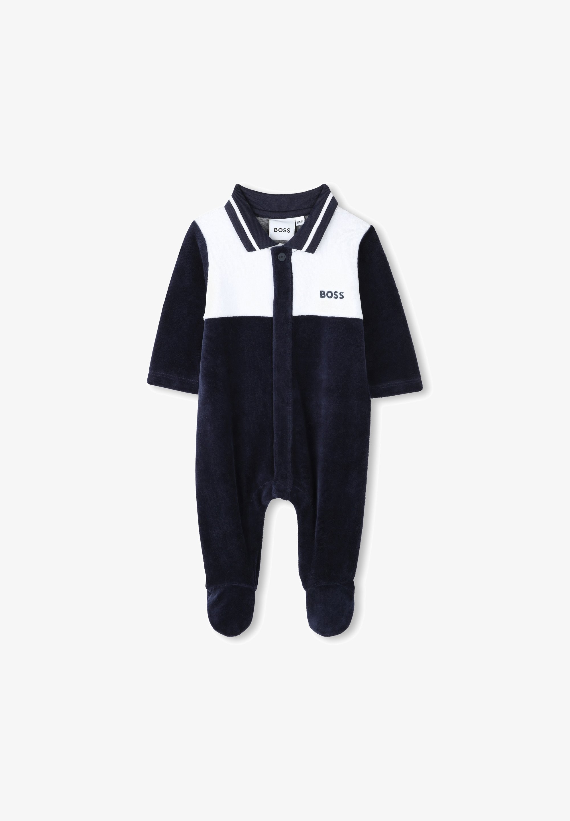BOSS Kidswear slaappak - marineblauw