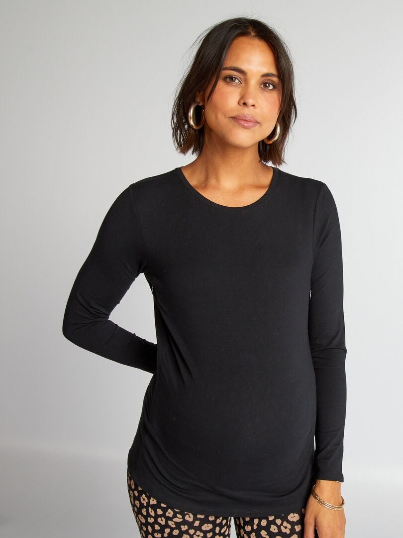 T-shirt voor verpleegkundigen - zwart
