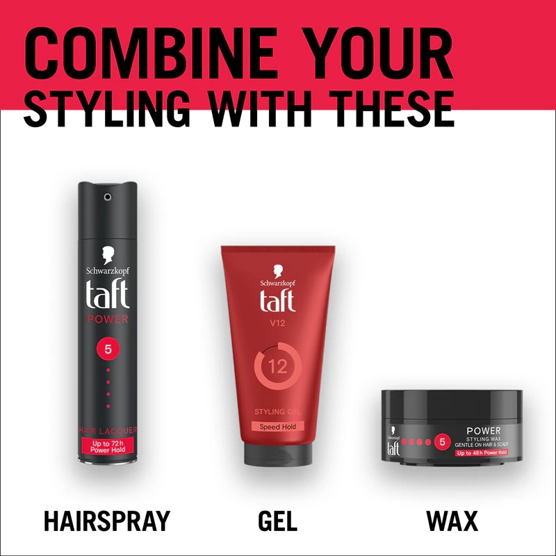 Schwarzkopf Taft Men Strong Hold plaukų gelis