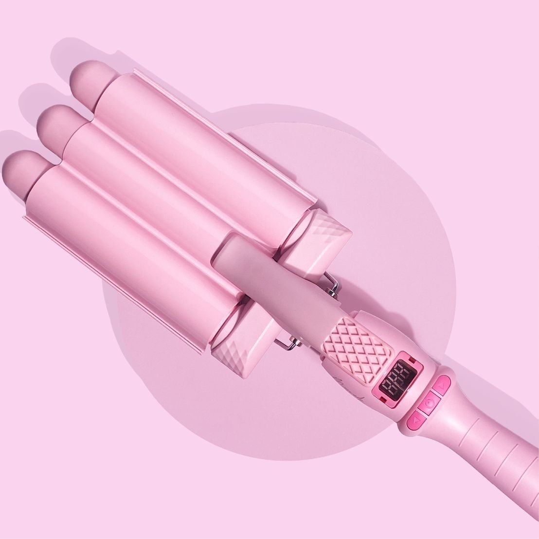 Мини увијач за косу Mermade 25 mm – розе – 1 комад