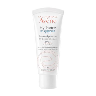 „Avène Hydrance“ drėkinamoji emulsija normaliai ir mišriai odai su SPF30, 40 ml