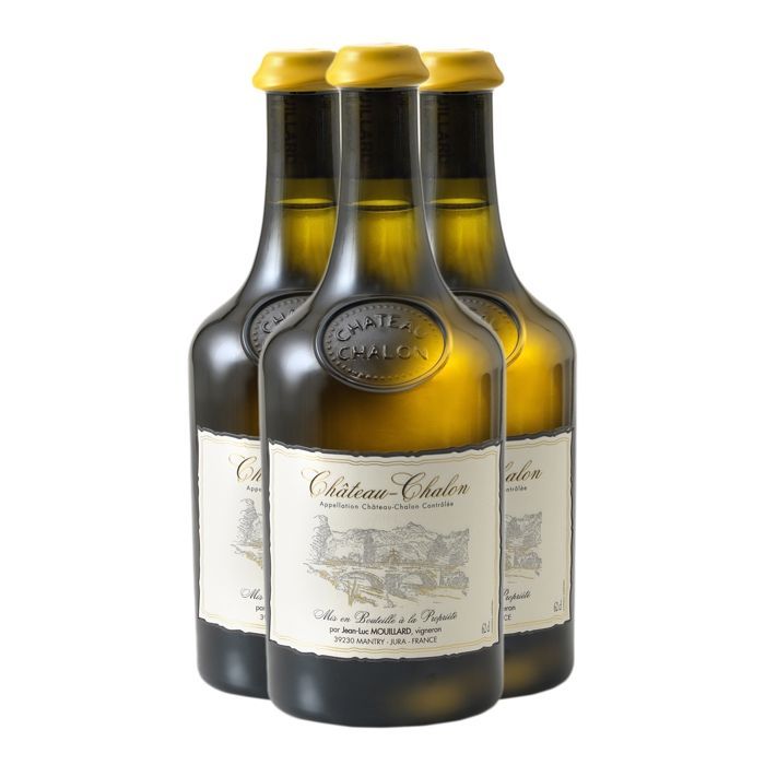 Domaine Jean-Luc Mouillard Château-Chalon Vin jaune 2018 - Vino Blanco del Jura (3x62cl)