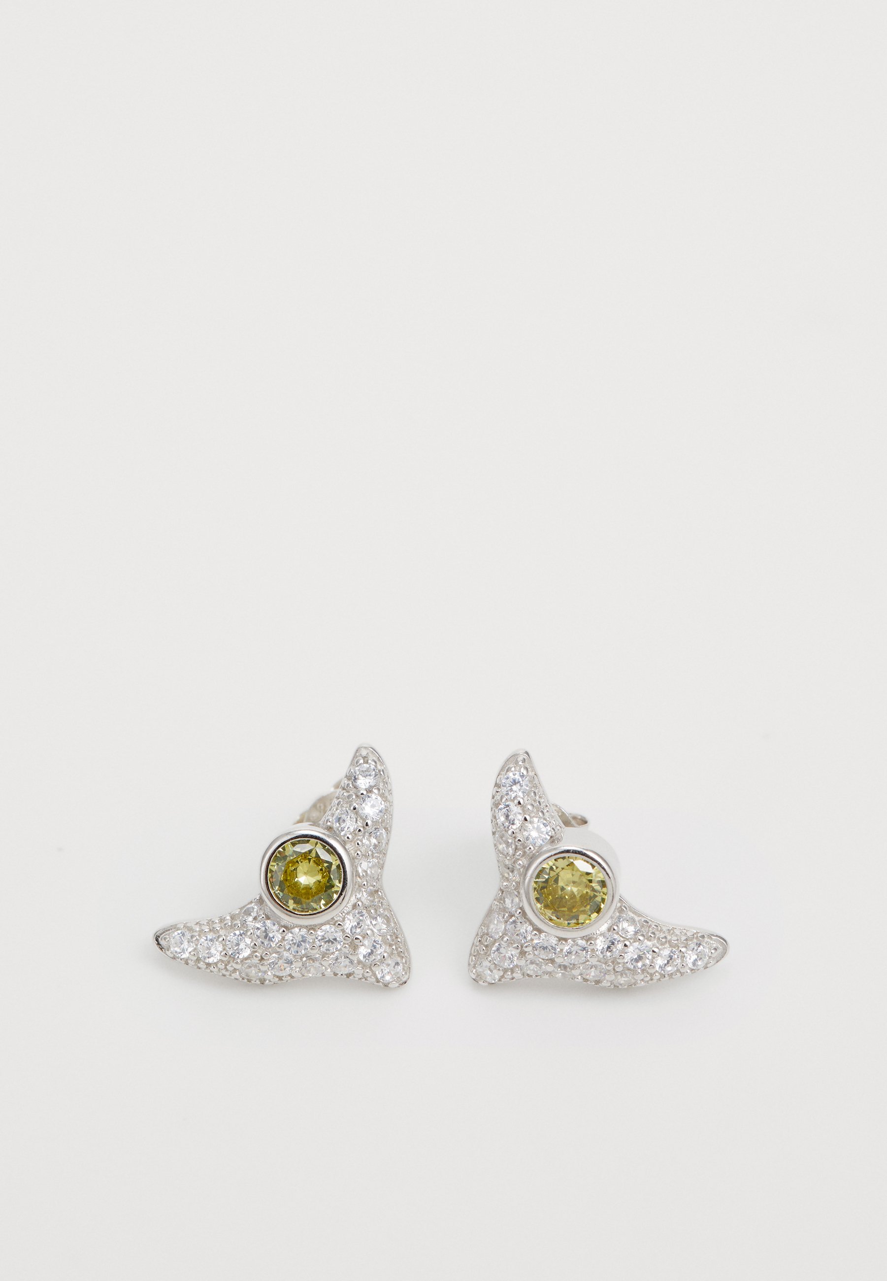 Collina Strada TRIGON STUDS - Boucles d'oreilles - olivine