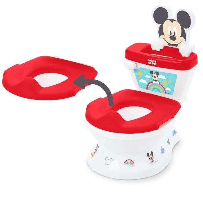 DISNEY BABY - TOPOLINO - Mini WC con riduttore per sedile incluso, 2 in 1, MySize, vasino rimovibile per una facile pulizia