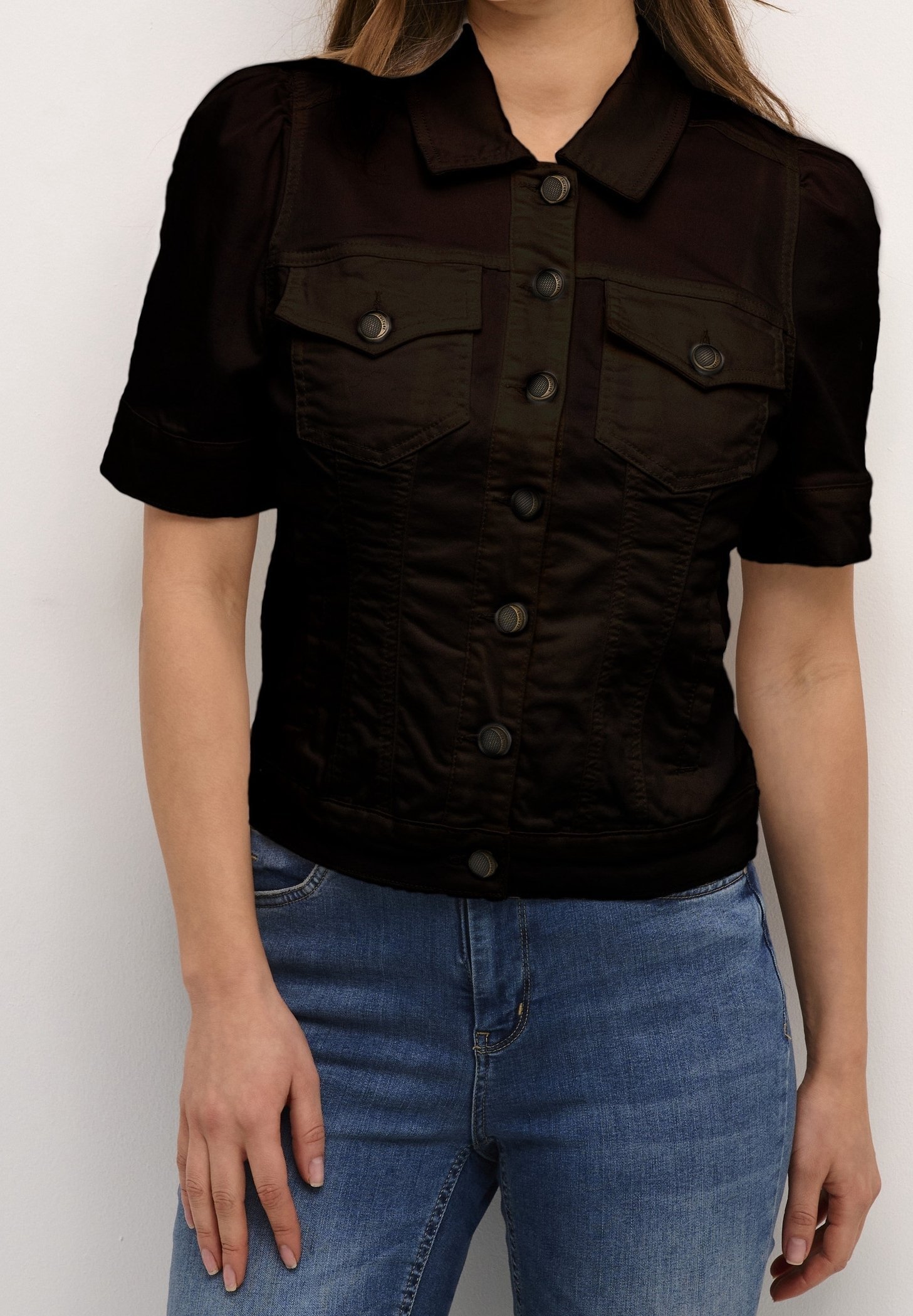 Culture Denim jas - zwart