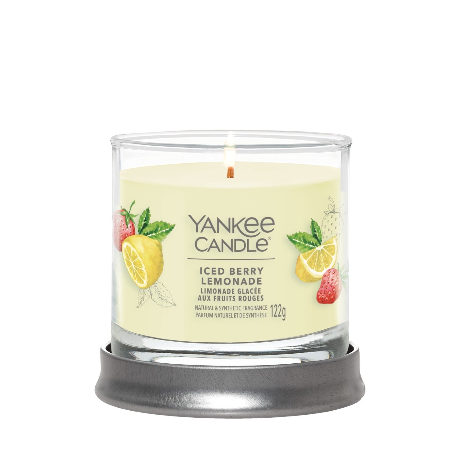 YANKEE CANDLE Petit Gobelet Limonade Glacée aux Fruits Rouges
