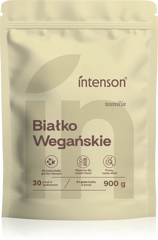 Intenson Protein Vegansko prehransko dopolnilo, rastlinske beljakovine, brez dodanega sladkorja