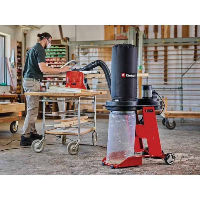 Einhell TE-VE 550/1 A Central Vacuum Cleaner (550 W, clip for 65 L collection bag) Supplied with one bag
