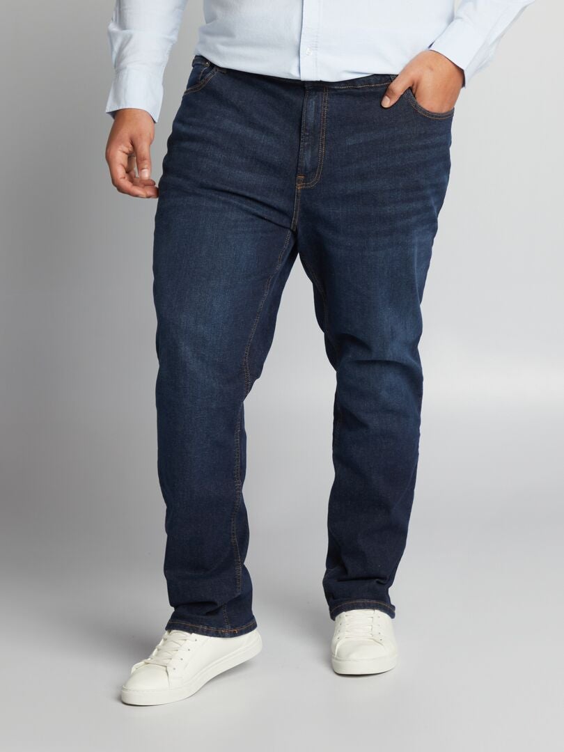 Rechte jeans met 5 zakken - L34 - BLAUW