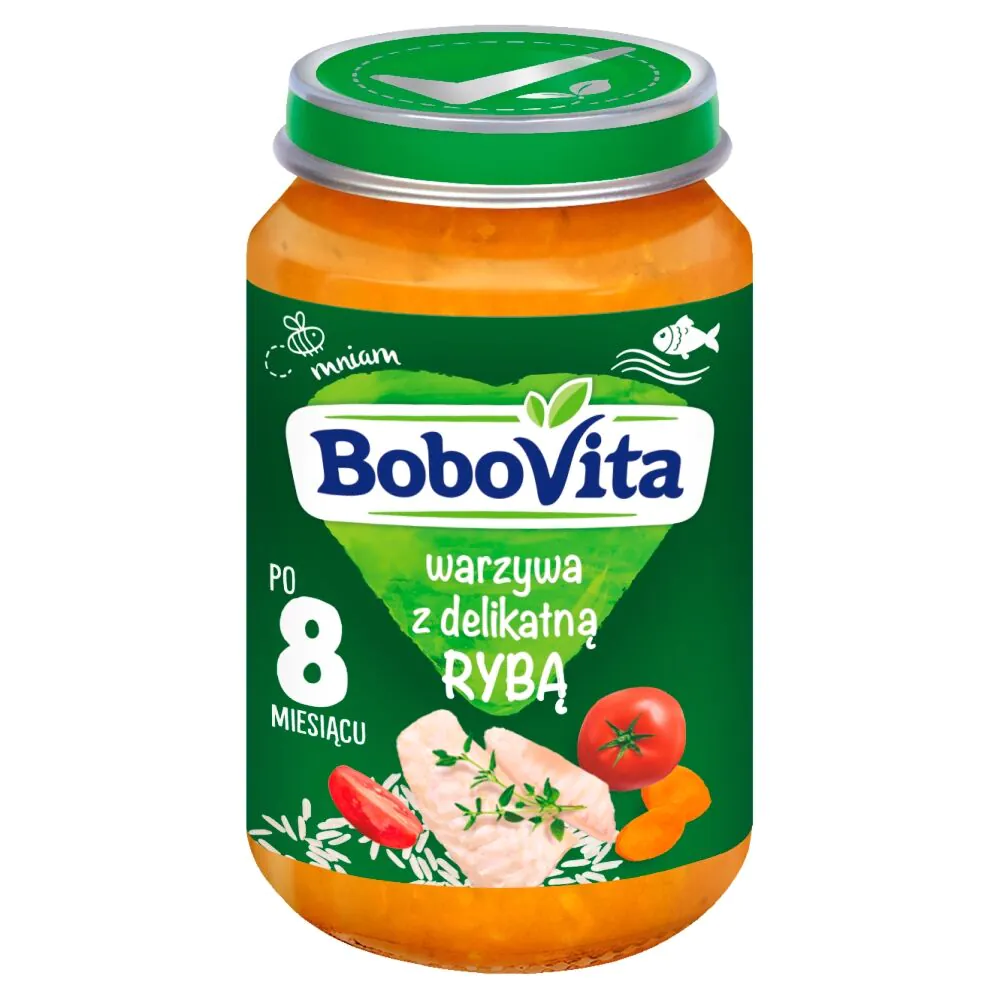 Bobovita Obiad Warzywa z delikatną rybą po 8 m-cu