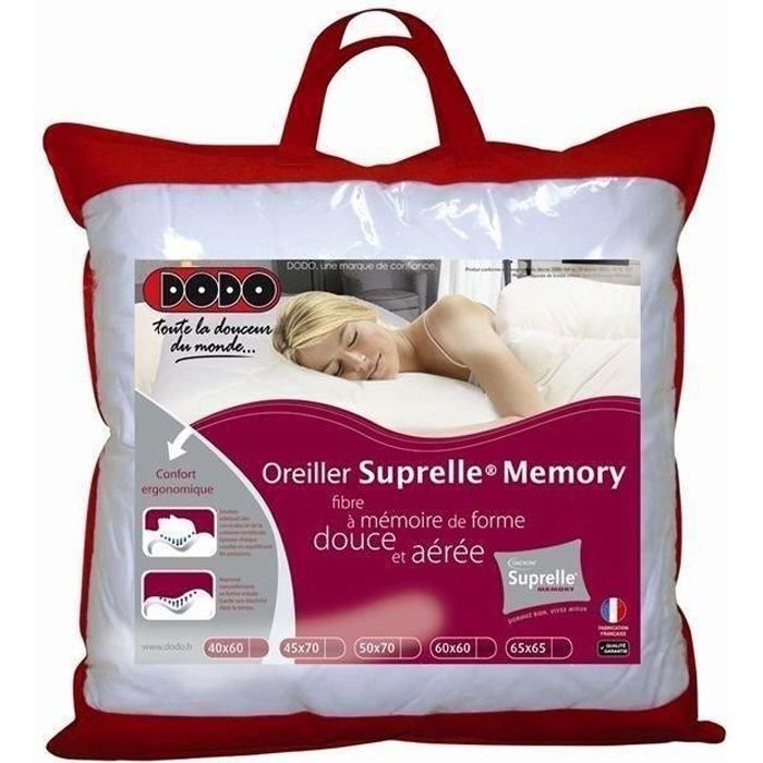 Cuscino in memory foam DODO SUPRELLE MEMORY 65x65cm