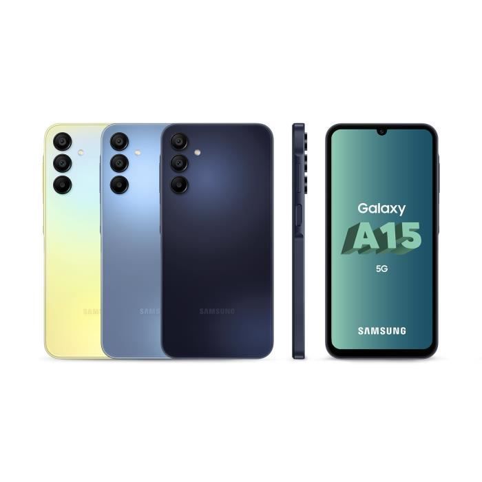 Smartphone Samsung Galaxy A15 5G de 128 GB, color azul