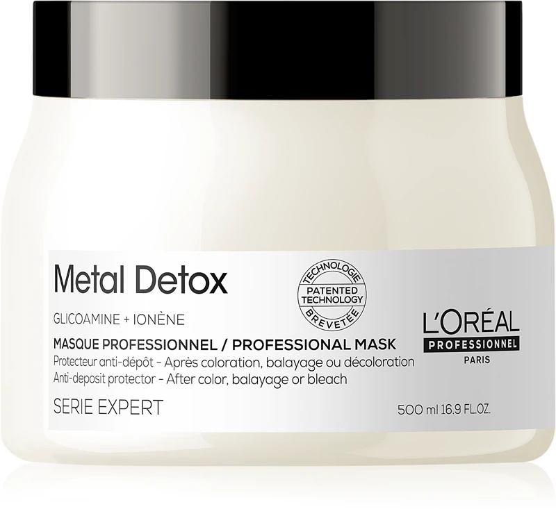 L'Oréal Professionnel Serie Expert Metal Detox дубински хранљива маска за фарбану и оштећену косу