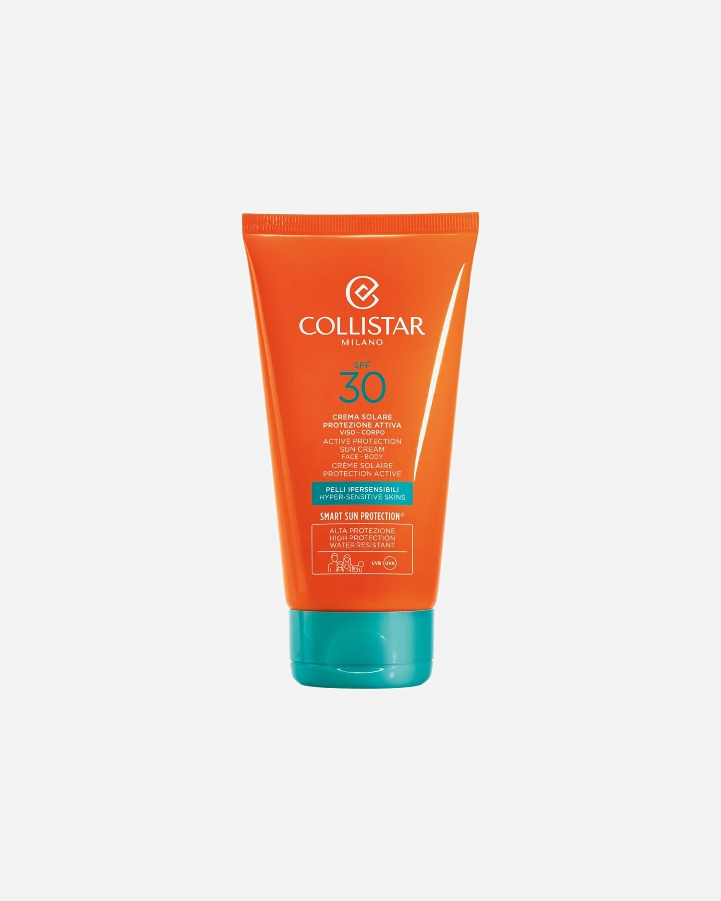 Krem przeciwsłoneczny Collistar z aktywną ochroną do twarzy i ciała, SPF 30 – 150 ml