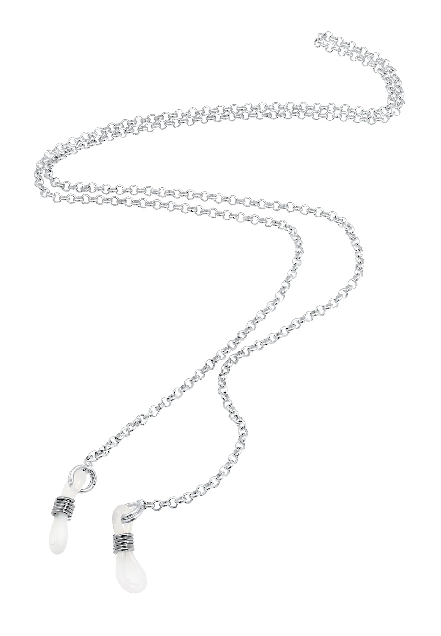 Elli Chaîne de Lunettes de Soleil Été Trend Basic Accessoires de Bijoux Femme - (925/1000) Argent