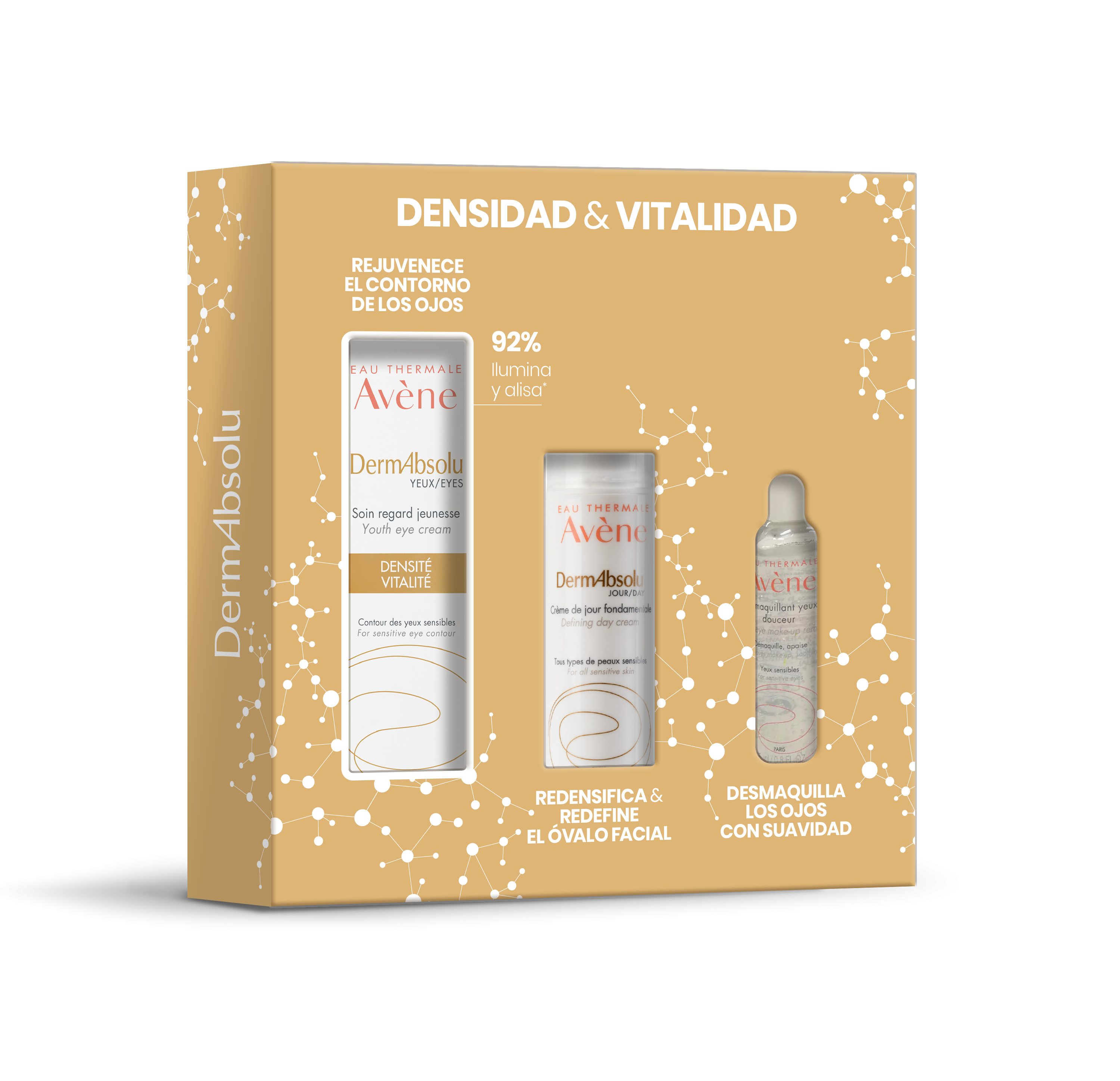 DermAbsolu Set za gustoću i vitalnost područja oko očiju Ljekarnički sandučići i pakiranja