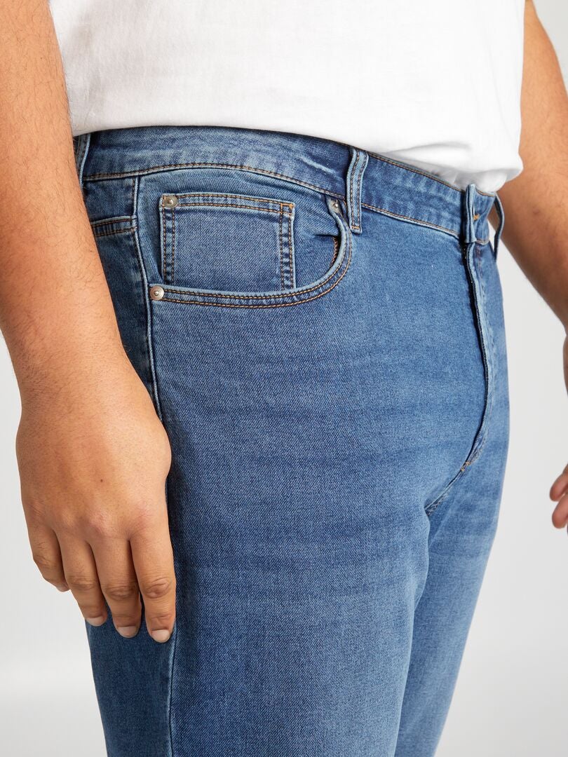 Calça jeans slim - tamanho 32 - azul