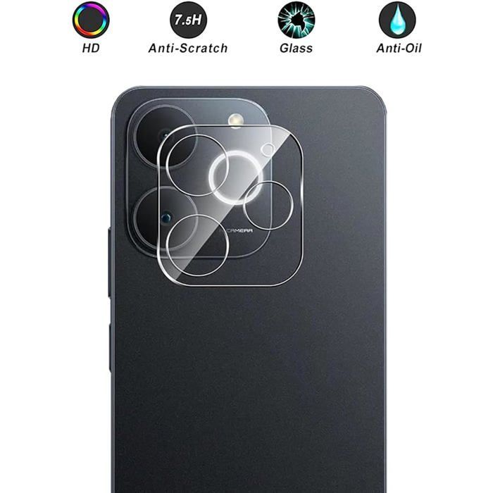 NOVAGO Kompatibel mit Realme Note 70T - 2er-Pack Displayschutzfolien aus gehärtetem Glas für Kamera/Objektiv