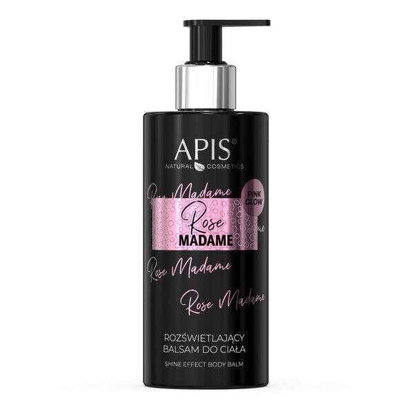 APIS Rose Madame - spīduma efekta ķermeņa balzams 300ml