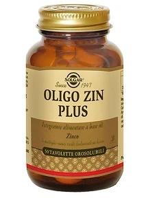 Solgar Oligo Zin Plus 50 tabletten, voedingssupplement ter ondersteuning van de immuunafweer.
