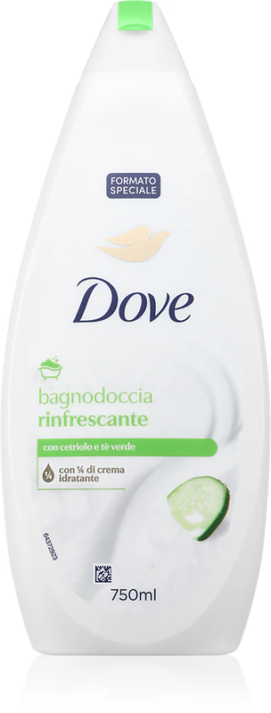 Gel de banho refrescante Dove para mulheres