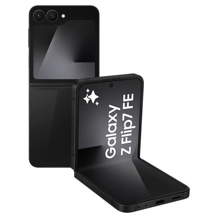 Samsung Galaxy Z Flip7 FE 5G Smartphone 256 Go Noir