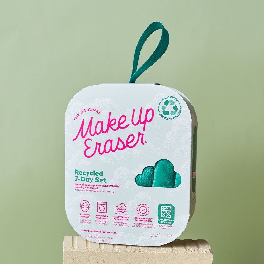 MakeUp Eraser Recycled Green 7-day set