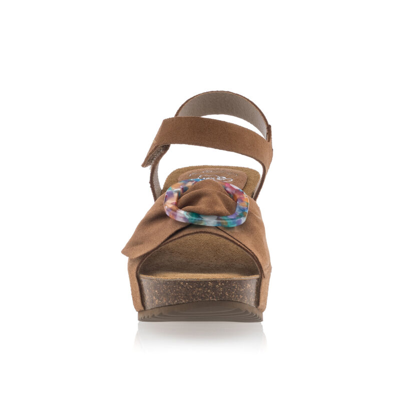 Brune sandaler / sko med åpen tå til dame