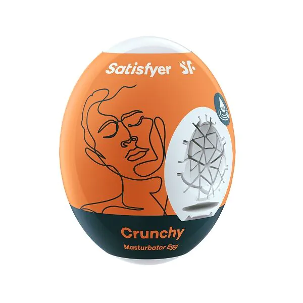 Satisfyer Masturbator Egg 3-częściowy Set Crunchy uka