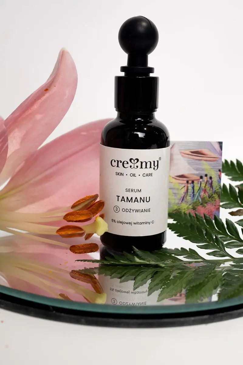 Creamy Tamanu Wygładzające serum olejowe do twarzy z wit. C 5% 30 ml