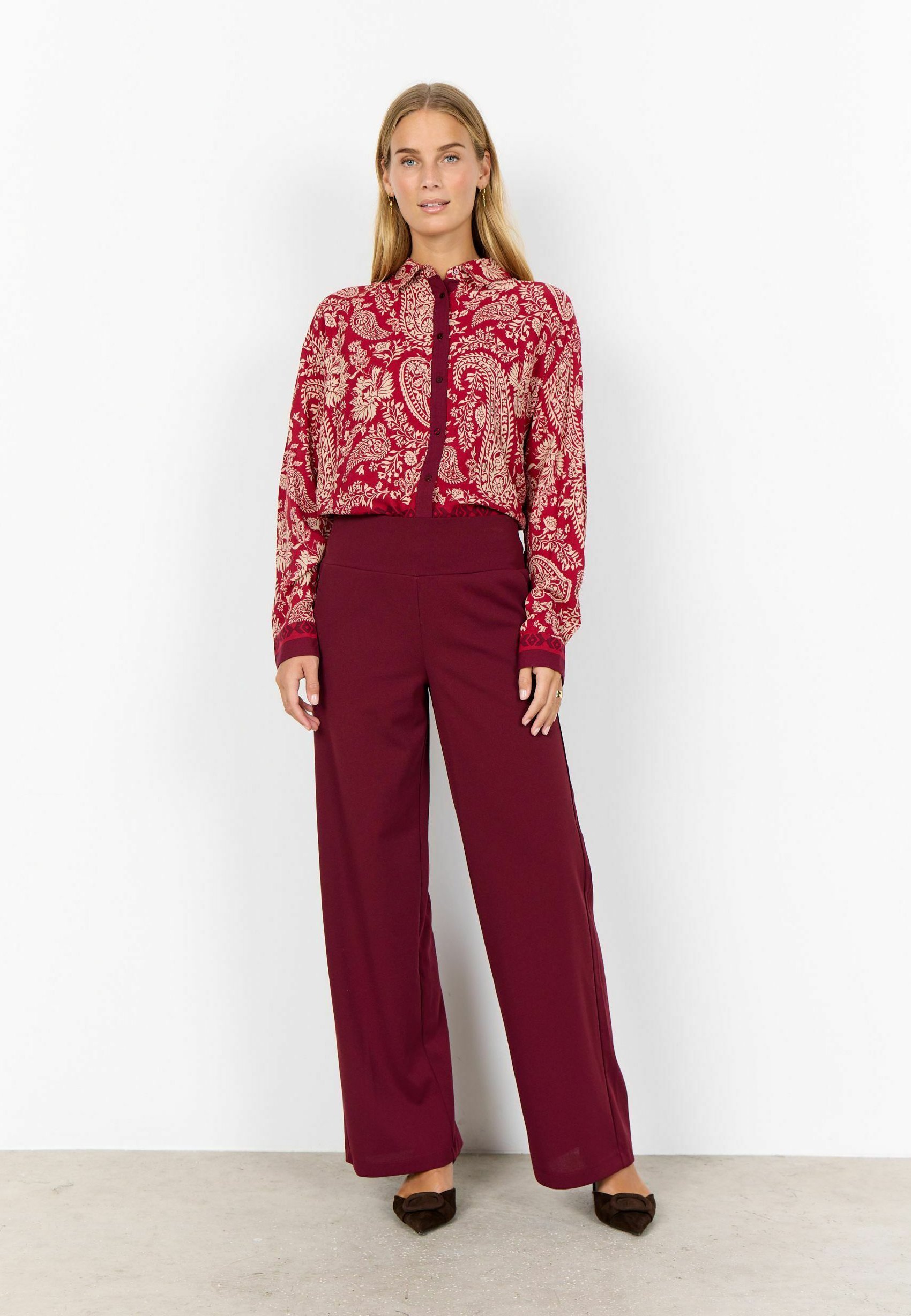 Soyaconcept Broek - donkerrood